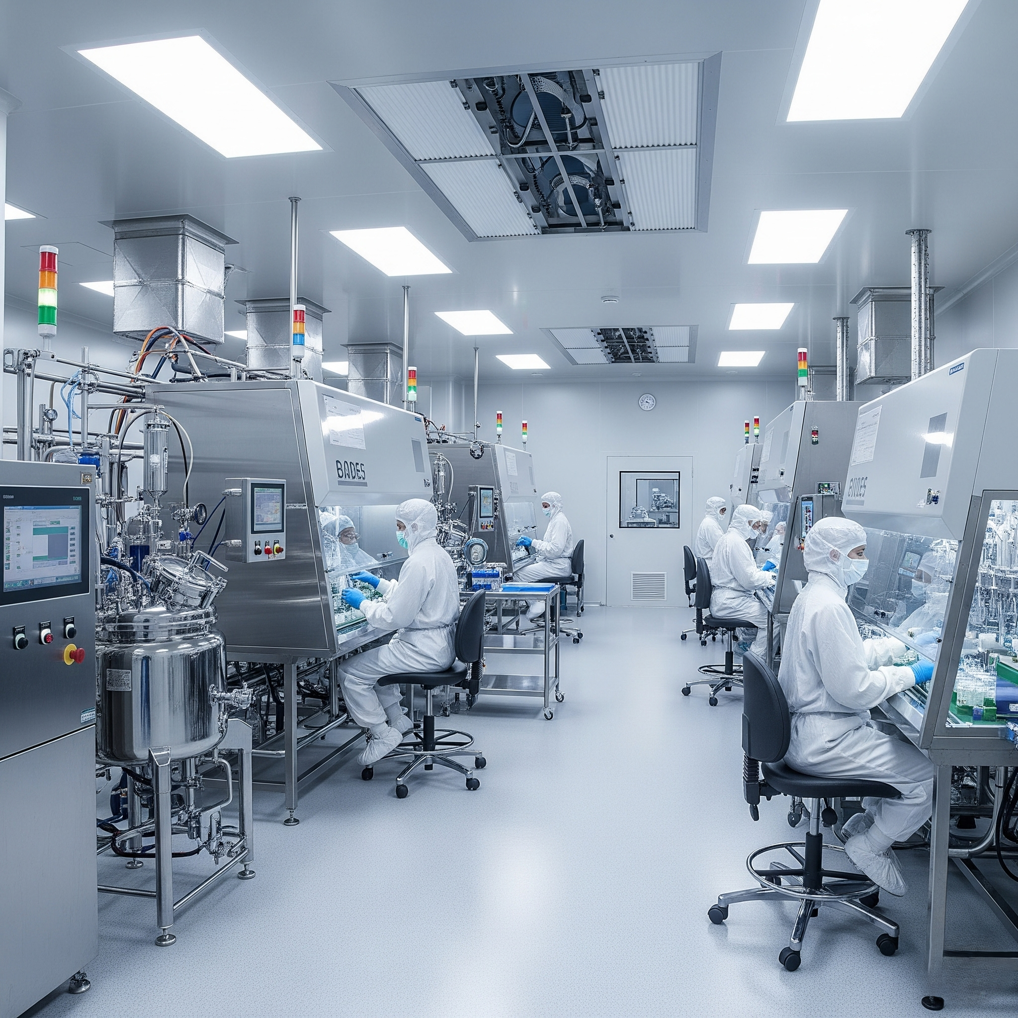 Sterile pharmaceutical production environment